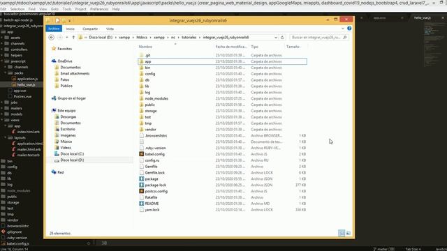 Demo: Como Integrar Vue JS y Ruby on Rails смотреть онлайн