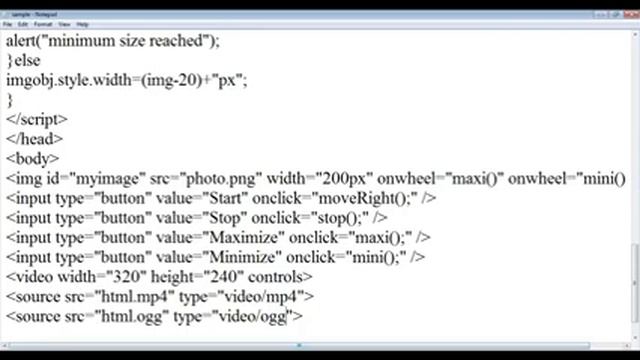 Image and video animation events Using java script # onmousewheel #img maximize #video autoplay смотреть онлайн