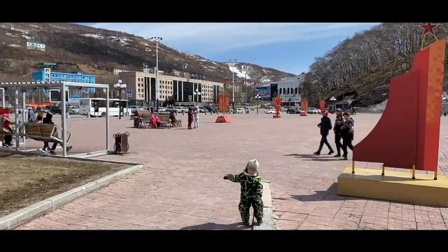 Гуляем в центре города Петропавловск -Камчатский смотреть онлайн