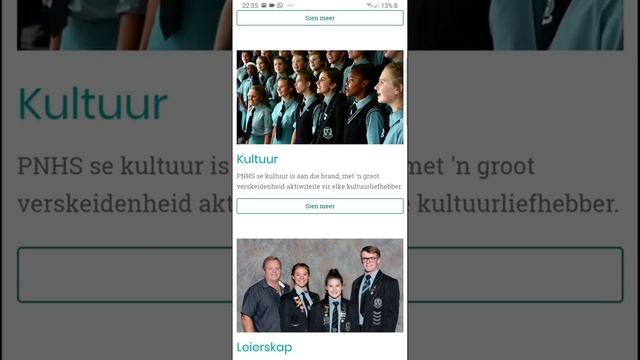 Mobile layout for the new PNHS website смотреть онлайн