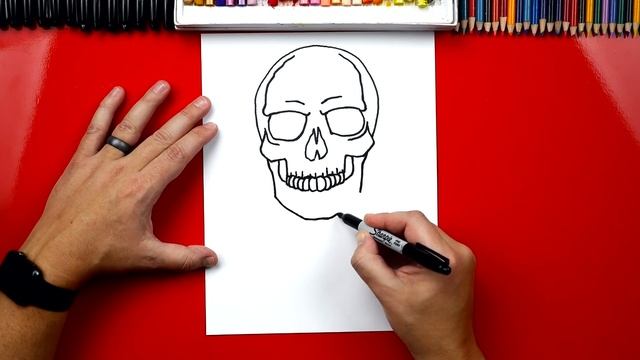 How To Draw A Realistic Skull And Crossbones смотреть онлайн