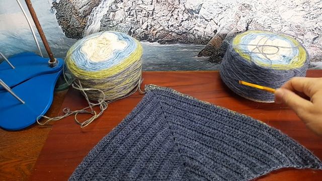 Вяжу платок из рассказовской секционки- позитив и только. смотреть онлайн