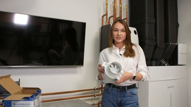 Канальный вентилятор Soler&Palau TD-160/100 N SILENT- обзор и распаковка от Альтер Эйр смотреть онлайн