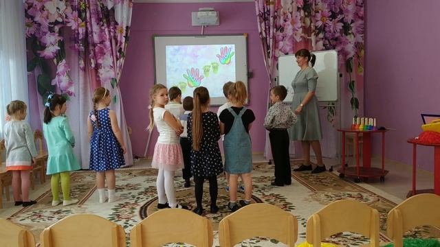 Открытое занятие по музыке Веселые нотки подготовительная группа детского сада Ч.1 смотреть онлайн