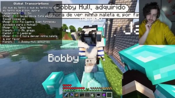 [LEGENDADO] uma INTELIGÊNCIA ARTIFICIAL dentro do MINECRAFT QSMP