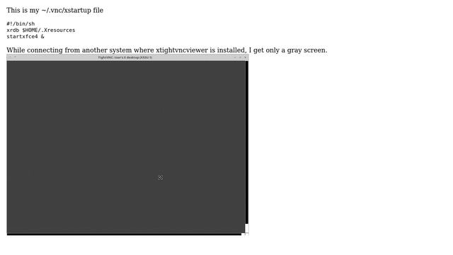 xtightvncviewer showing a gray screen смотреть онлайн