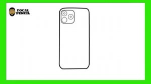 How To Draw iPhone 13 Pro Max | Easy step by step drawing