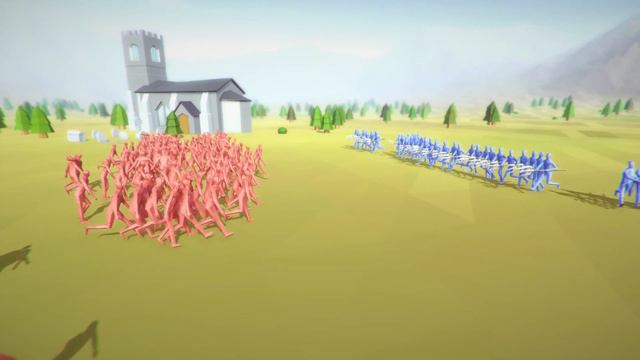 Крутые сражения в TotallyAccurateBattleSimulator!
