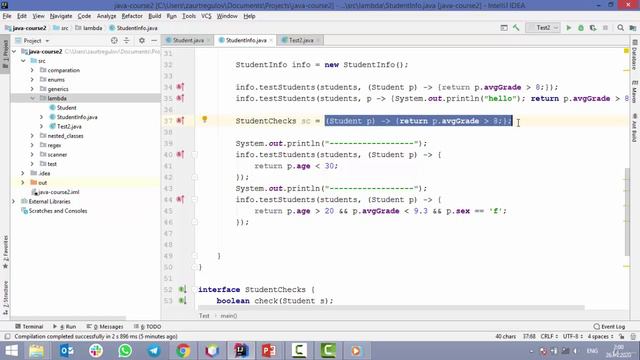 Java - получи чёрный пояс! 2. Lambda выражения. Часть 2 смотреть онлайн