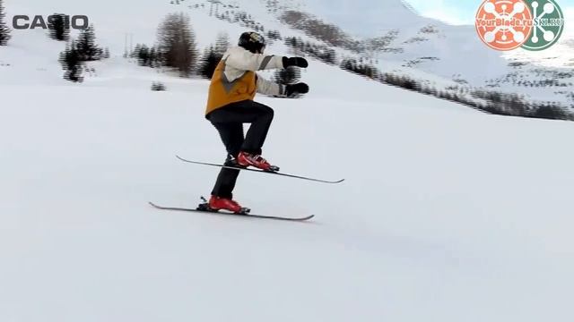 "Цапелька" упражнение по горным лыжам смотреть онлайн