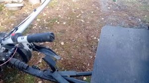 телега на мотоблок из старого муравья