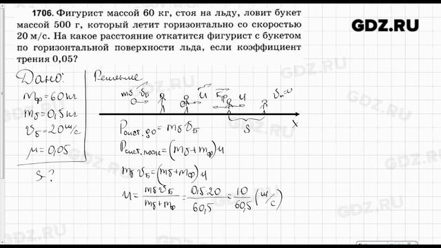 № 1706 - Физика 7-9 класс Пёрышкин сборник задач смотреть онлайн