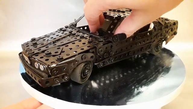BMW E34 из металлического конструктора смотреть онлайн