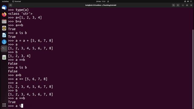 Observations on Python Types and Variables смотреть онлайн