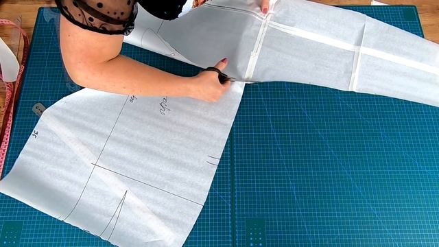 Модная юбка на запах с ассиметрией и воланом. Моделирование, раскрой и первая примерка смотреть онлайн