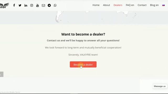 Разработка мультиязычного сайта для VALKYRIE HEAVY PRO, версия для ПК | Web Agency K.ALINA | смотреть онлайн