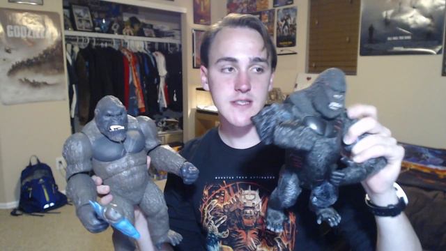 Playmates MEGA Godzilla and MEGA Kong Review - Godzilla VS Kong смотреть онлайн