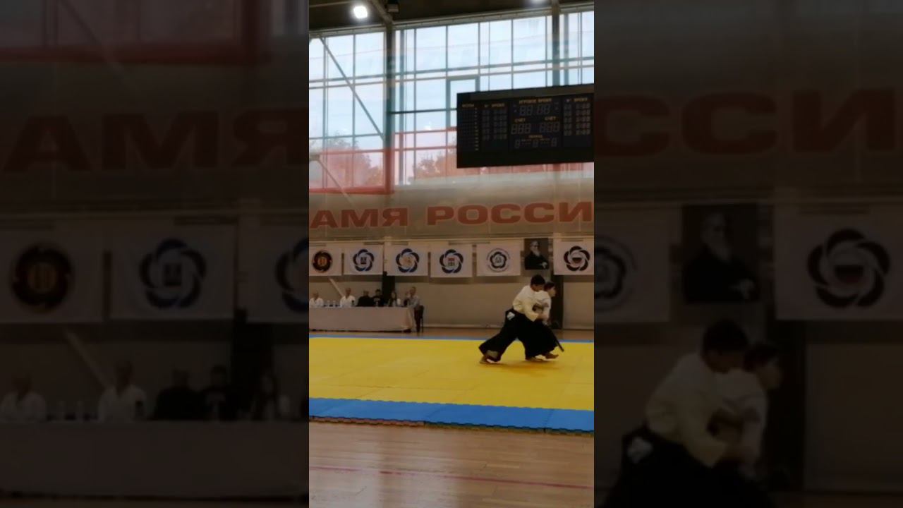 Защита от ударов палкой в айкидо #shorts