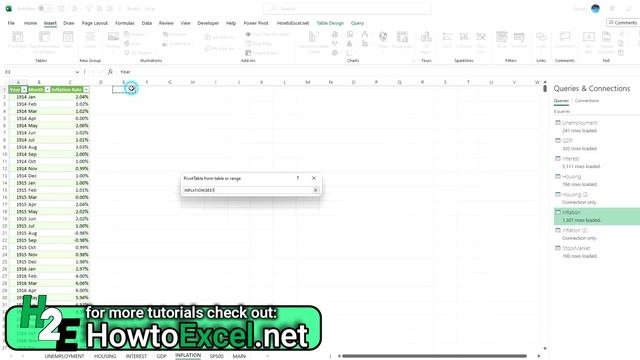 Create a Dashboard to Track Economic Data in Excel смотреть онлайн
