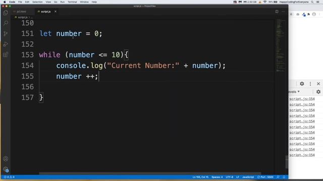 JavaScript Tutorial 13 -JavaScript While Loop - JavaScript Tutorial For Beginners смотреть онлайн