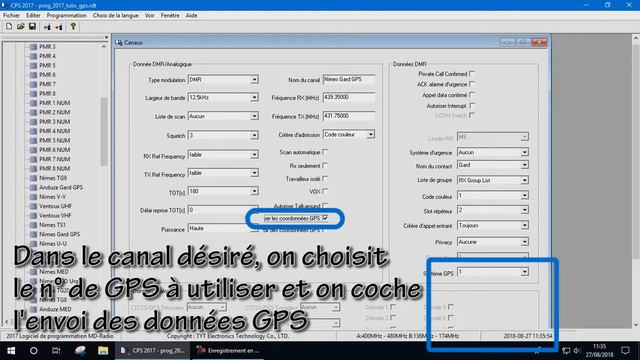 Envoyer sa géo-localisation avec le TYT MD-2017 смотреть онлайн