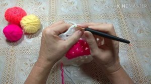 Сидушка на стул или красивая прихватка. РОМАШКА