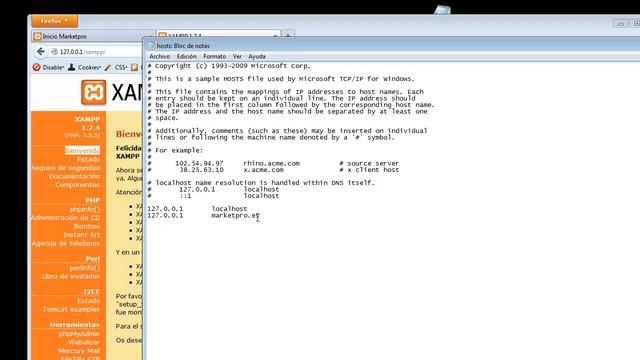 Configura tu hosting virtual (dominio) en xampp смотреть онлайн