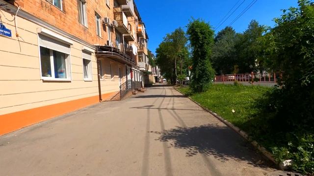 Уссурийск. Центр. Прогулка. Звуки города. 4K60