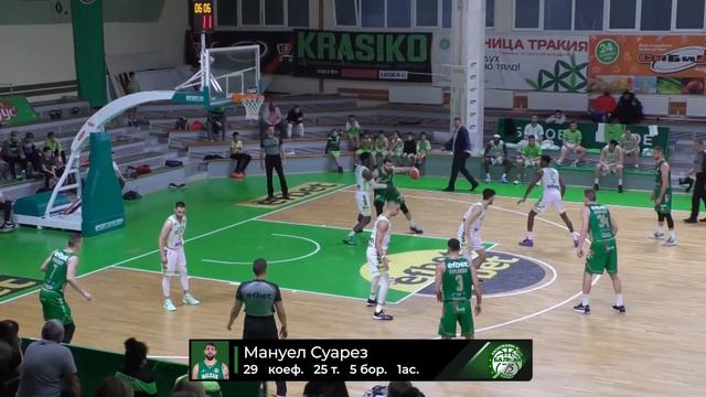 НБЛ България | 5 Кръг | MVP | Мануел Суарез | Балкан смотреть онлайн