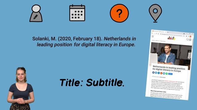 APA Guidelines 7th edition: Webpage смотреть онлайн