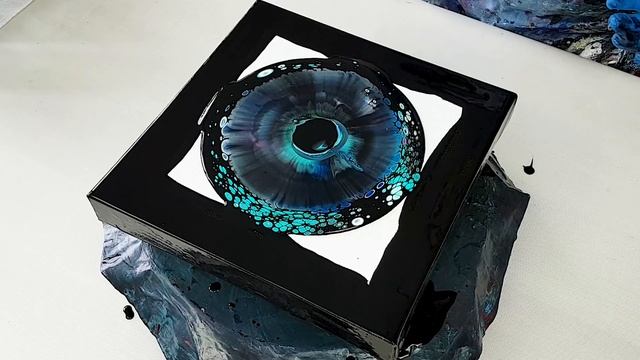 CELLS Go Wild - Must See! Open Cup Acrylic Pour GALAXY? Easy Fluid Art | Abstract Deep Space смотреть онлайн