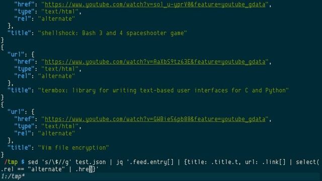 jq: lightweight and flexible command-line JSON processor смотреть онлайн