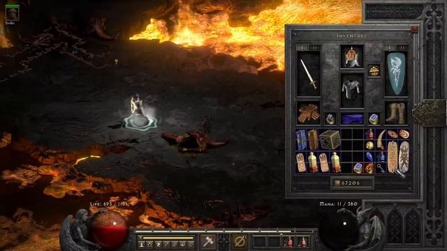 Paladin(Hammerdin) ACT 4 (Hell) - Diablo 2 resurrected l Gameplay смотреть онлайн