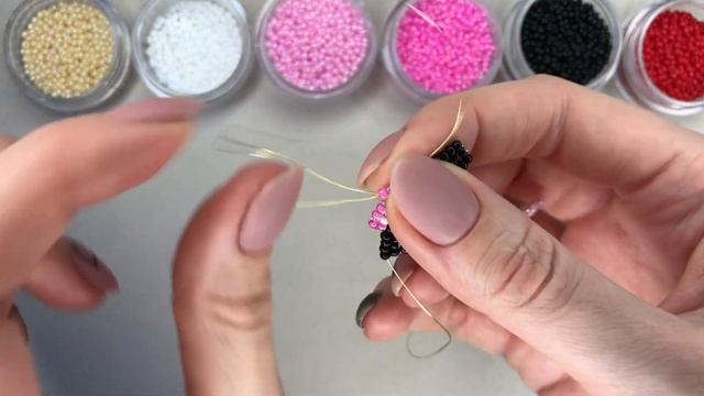 Минни Маус из бисера. Фигурки в технике параллельное плетение. Бисероплетение для начинающих. Diy смотреть онлайн