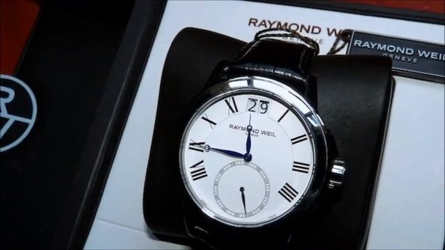 Raymond Weil Men's 9578 STC 00300 Tradition Analog Display Swiss Quartz Black Watch смотреть онлайн