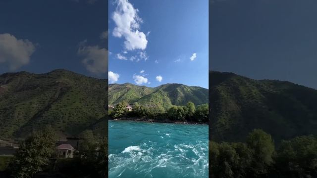 Город Нурек,река Вахш