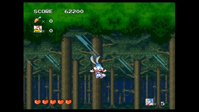 Sega Mega Drive 2 (Smd) 16-bit Tiny Toon Adventures Buster's Hidden Treasure Лес