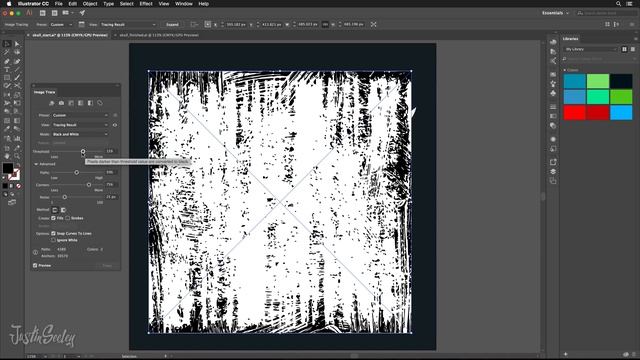 How to Create a Grunge Effect in Adobe Illustrator смотреть онлайн