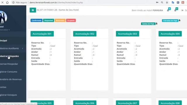 Sistema para Hotéis, Motel e Pousadas Completo - Script em Php смотреть онлайн