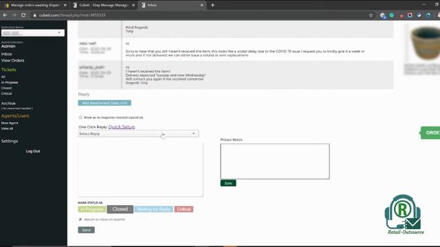 Cubeti 2020 | EBay Message Management | 3rd Party Free Messaging - Es#30