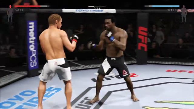 EA Sports UFC 2: Charles "Krazy Horse" Bennett VS Urijah Faber смотреть онлайн