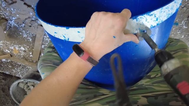 Неубиваемый стоительный таз на века. Емкость для замеса раствора своими руками смотреть онлайн