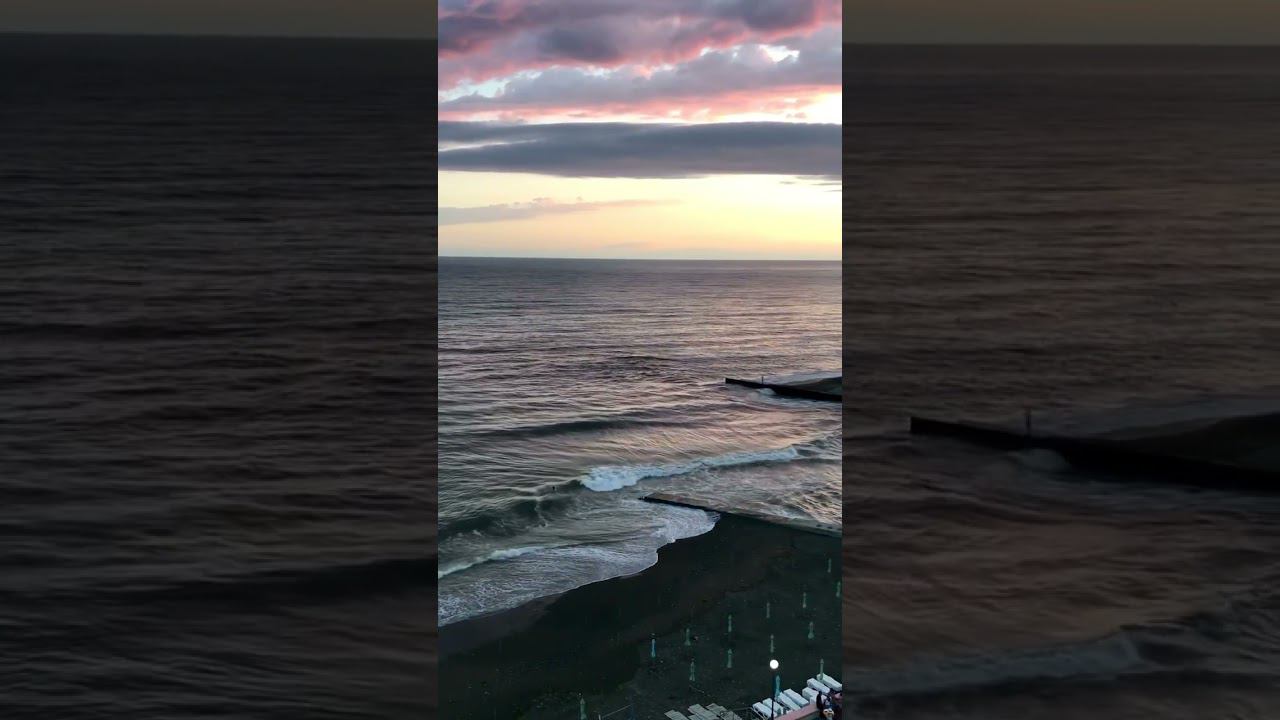 Сочи. Дагомыс-надвигается шторм 5 баллов! #travel #море смотреть онлайн