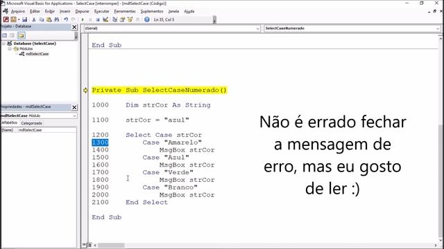 Select Case - O que não te ensinam sobre Select Case - VBA смотреть онлайн