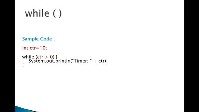Lesson 4: Java flow control смотреть онлайн