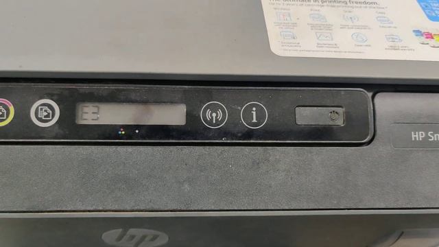 HP Smart Tank 515 error ink/ Printhead light blinking and error E3 repair 01 смотреть онлайн