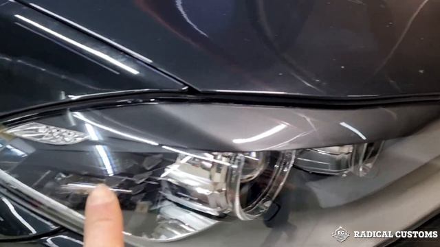 Устанвка Led линз в фары BMW 5 F10. Тюнинг фар, покраска, замена стекол смотреть онлайн