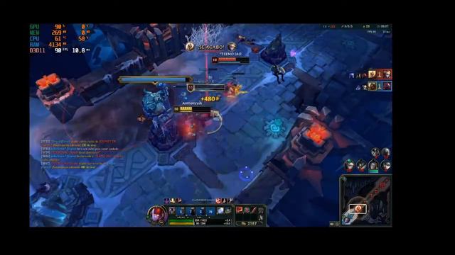 League Of Legends TEST | HP EliteDesk 800 sff | i5 4570 HD graficos Integrados hd 4600 смотреть онлайн