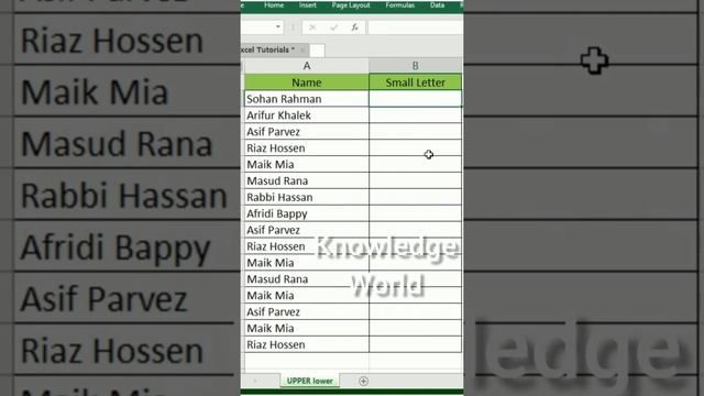 UPPER Case & LOWER Case in Excel l Convet text to Capital & Smal Letter in Excel #excelshortsvideo смотреть онлайн