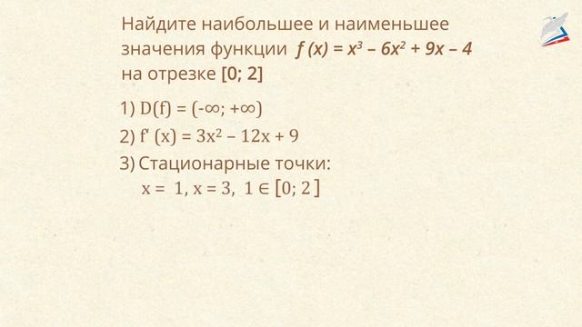 Наибольшее и наименьшее значения функций смотреть онлайн